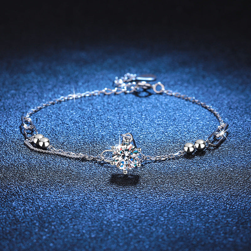 [Avelora]CLASSIC SOLITAIRE MOISSANITE BRACELET
