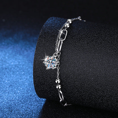 [Avelora]CLASSIC SOLITAIRE MOISSANITE BRACELET