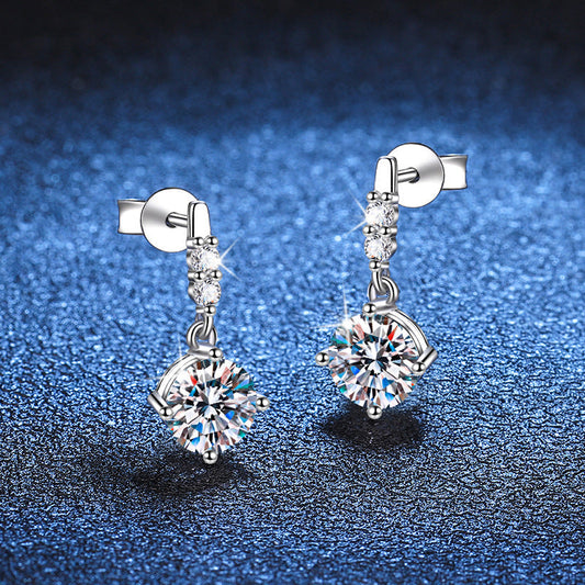 [Avelora]DYNAMIC TASSEL MOISSANITE DROP EARRINGS