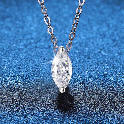 [Avelora]SOPHISTICATED MARQUISE-CUT MOISSANITE PENDANT NECKLACE