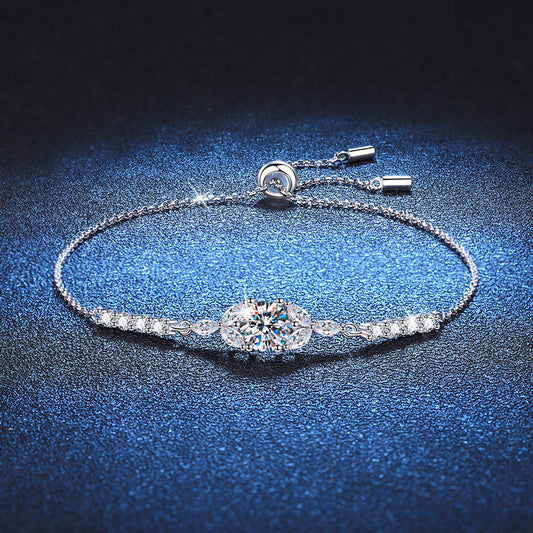 [Avelora]BLOOMING STAR-FLOWER MOISSANITE BRACELET