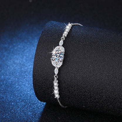 [Avelora]BLOOMING STAR-FLOWER MOISSANITE BRACELET