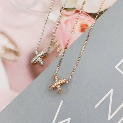 [Avelora]JEUX DE DIAMOND NECKLACE