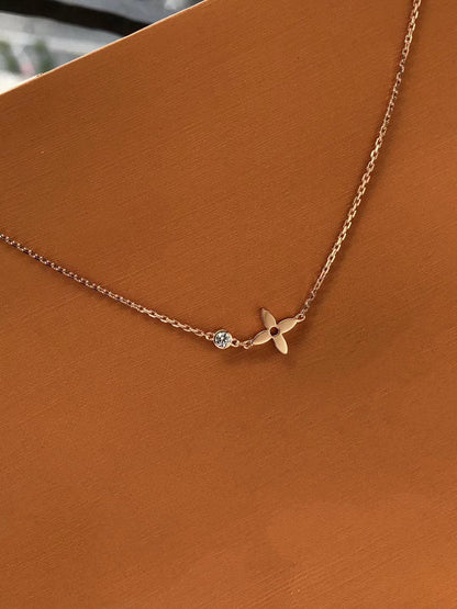 [Avelora]BLOSSOM PENDANT ROSE GOLD AND DIAMOND