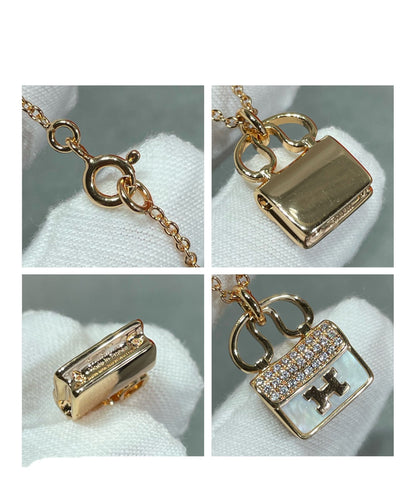 [Avelora]H CIRCE MOISSANITE PENDANT NECKLACE GOLD
