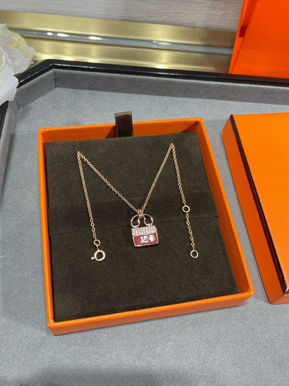 [Avelora]H CIRCE MOISSANITE PENDANT NECKLACE GOLD