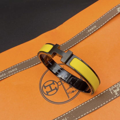 [Avelora]CLIC HM SO BLACK YELLOW BRACELET