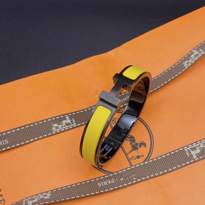 [Avelora]CLIC HM SO BLACK YELLOW BRACELET