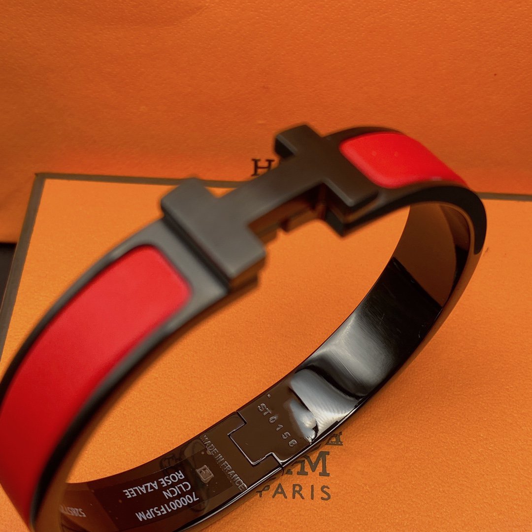 [Avelora]CLIC HM SO BLACK RED BRACELET