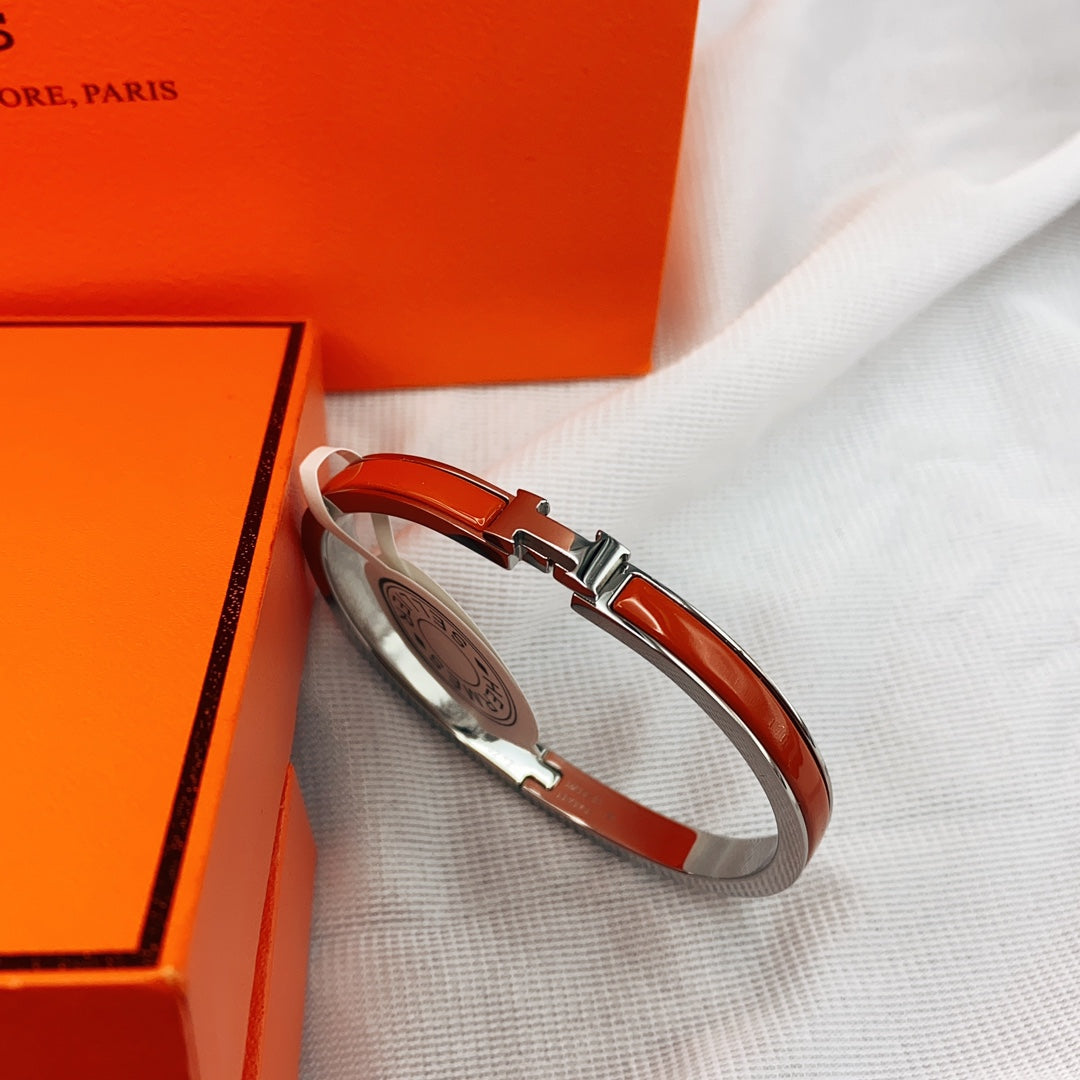 [Avelora]CLASSIC HM CLIC RED 8MM ENAMEL BRACELET