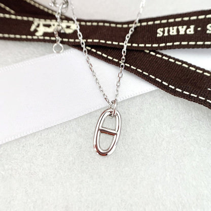 [Avelora]HM PIG NOSE NECKLACE
