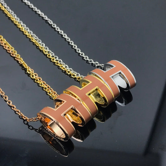 [Avelora]H NECKLACE BROWN