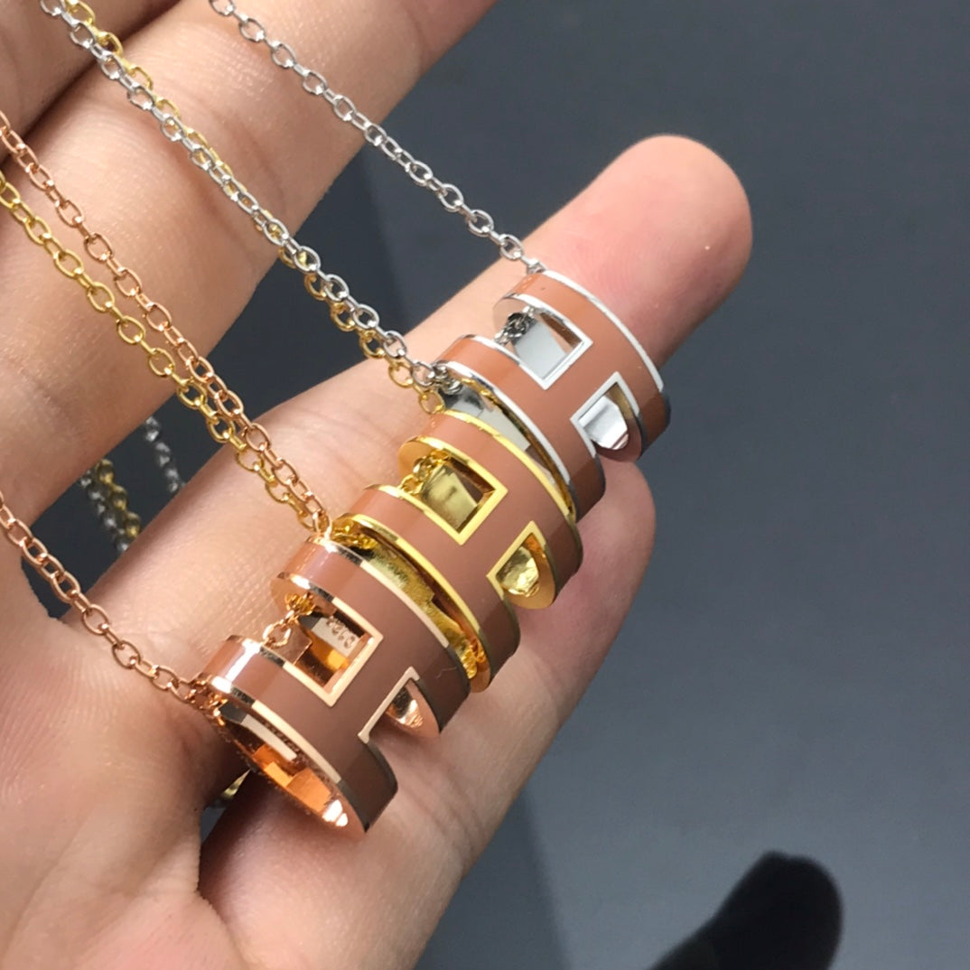 [Avelora]H NECKLACE BROWN