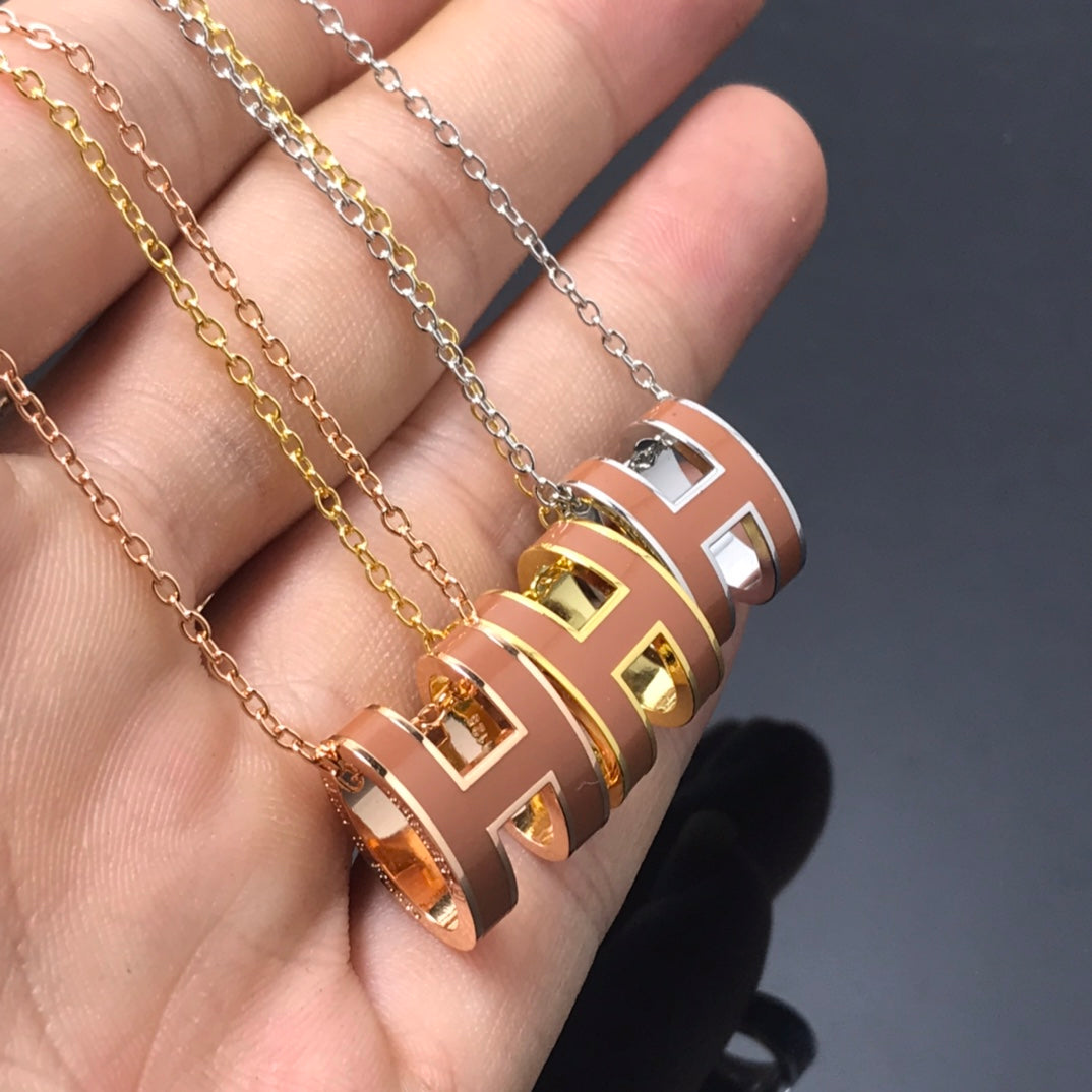 [Avelora]H NECKLACE BROWN