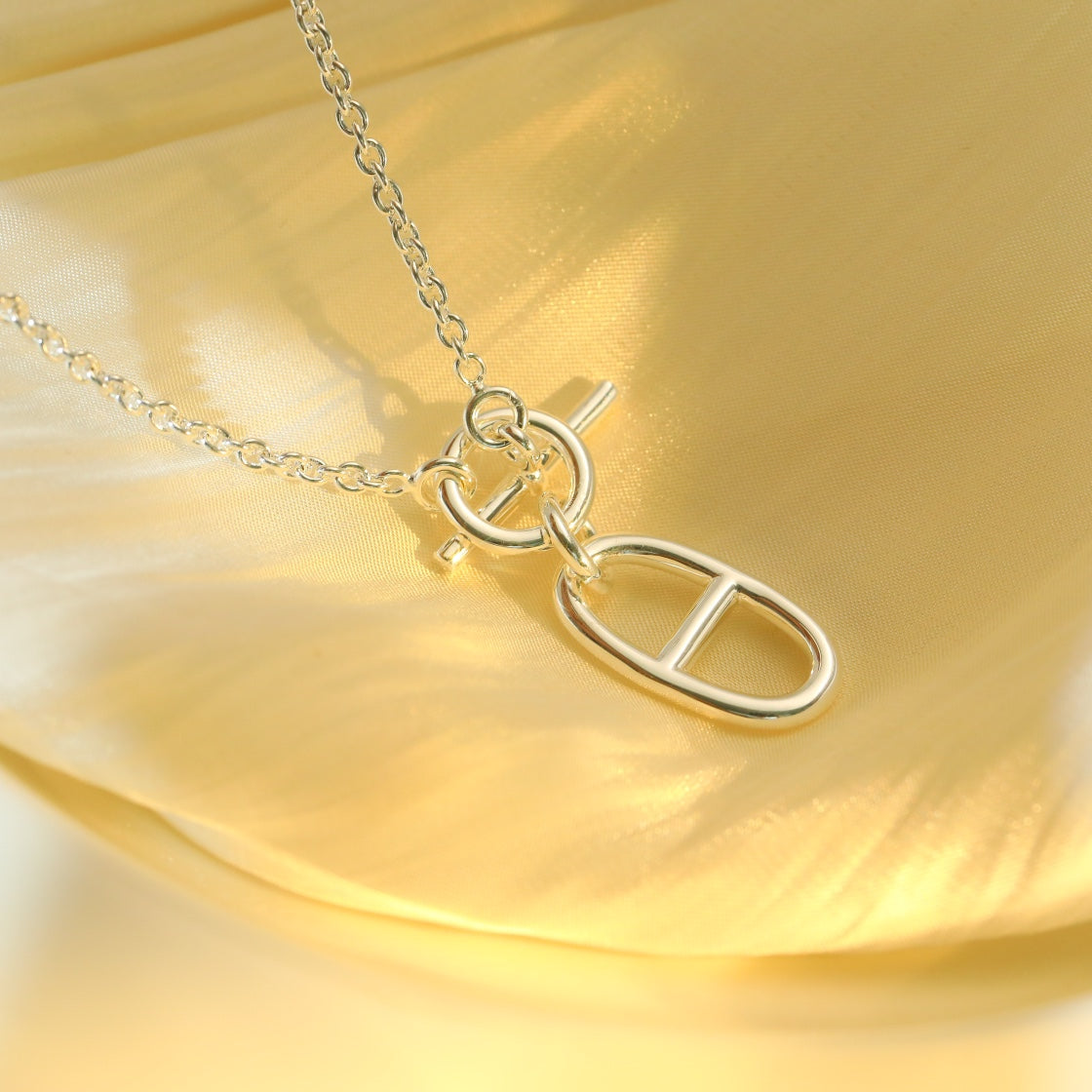 [Avelora]HM CHAINE D'ANCRE PENDANT NECKLACE STERLING SILVER