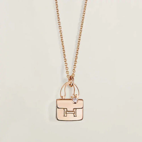 [Avelora]AMULETTE PEDANT ROSE GOLD NECKLACE