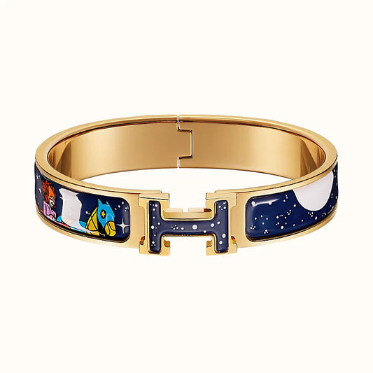 [Avelora]H STAR AND MOON BRACELET 12MM