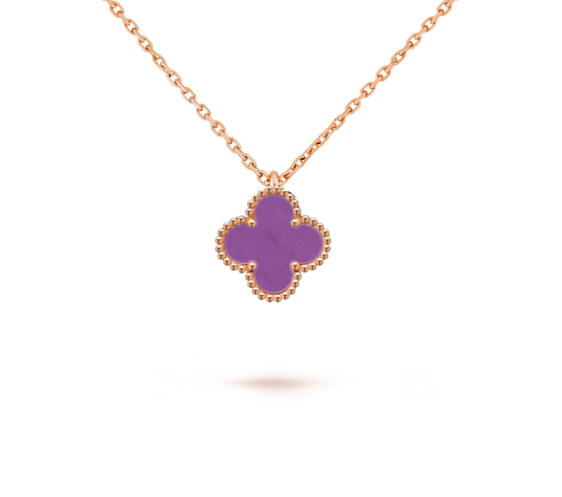 [Avelora]9.5MM MINI CLOVER PENDANT NECKLACE COLLECTION