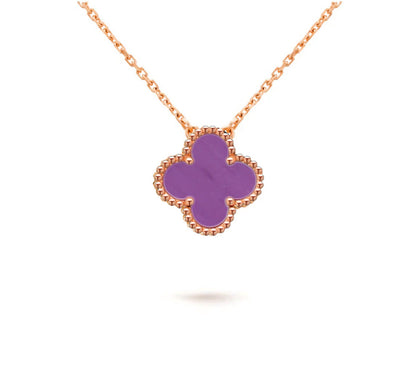 [Avelora]15MM CLOVER FLOWER PENDANT NECKLACE COLLECTION