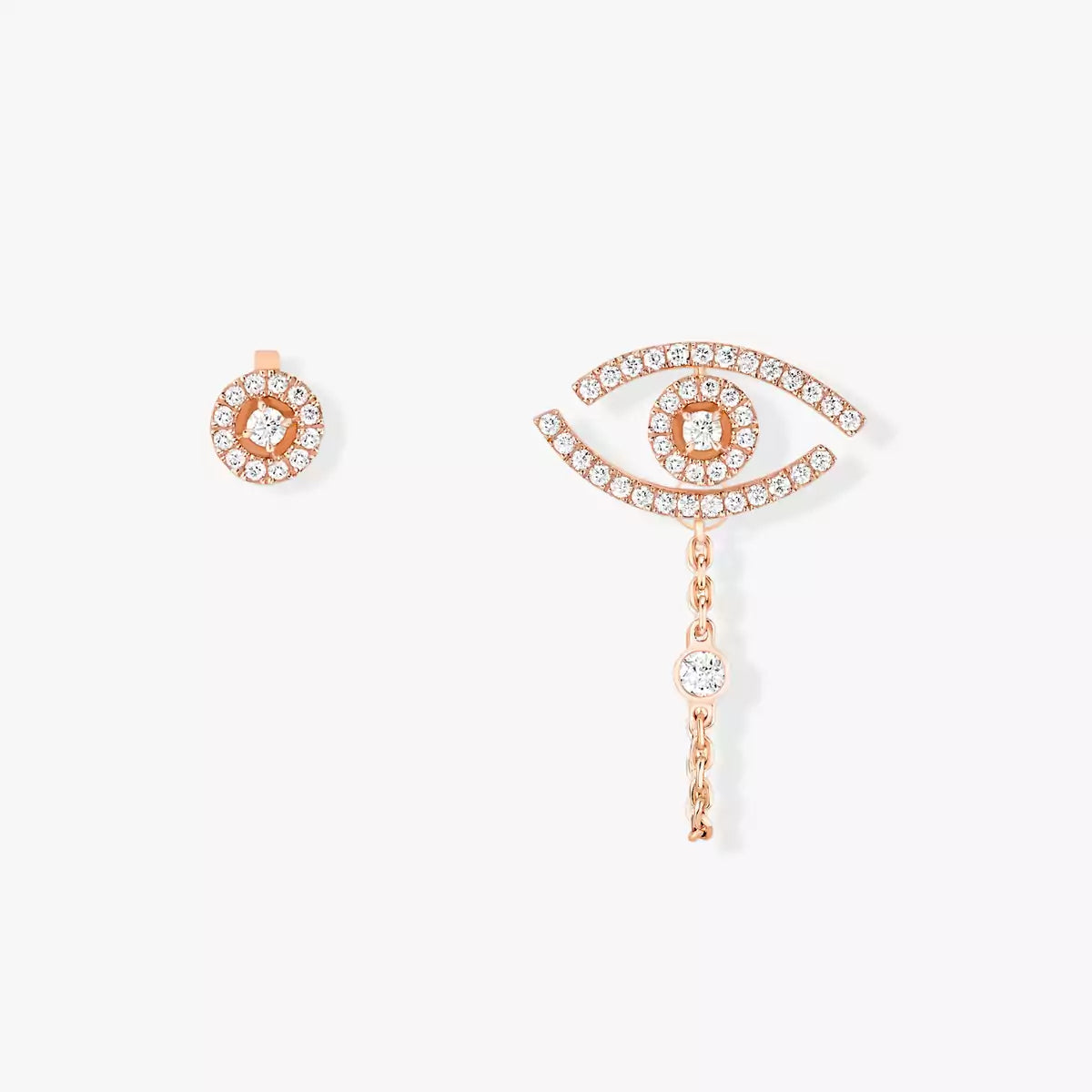 [Avelora]LUCKY EYE DIAMOND EARRINGS