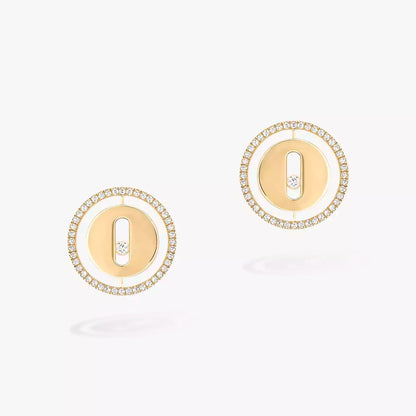 [Avelora]LUCKY MOVE DIAMOND EARRINGS