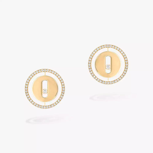 [Avelora]LUCKY MOVE DIAMOND EARRINGS