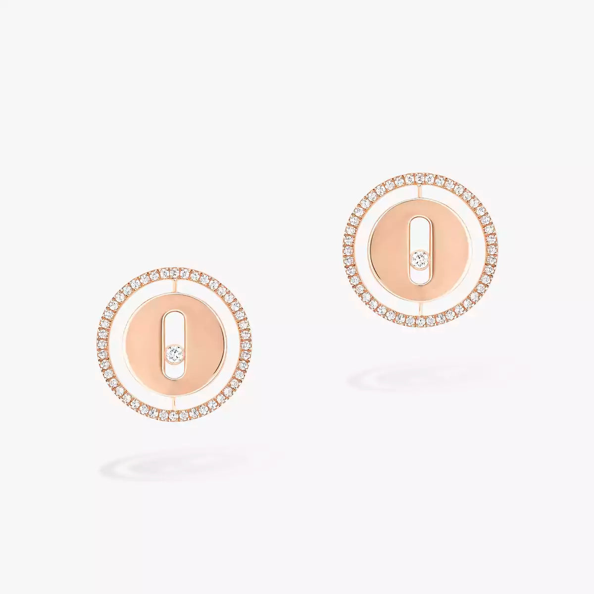 [Avelora]LUCKY MOVE DIAMOND EARRINGS