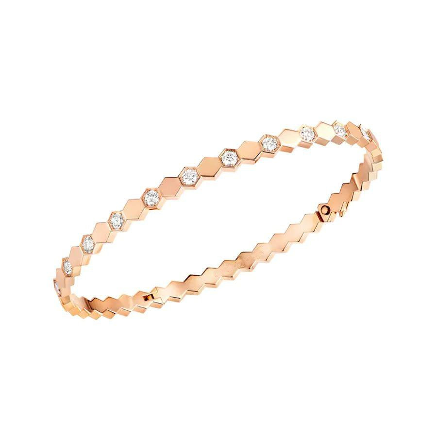 [Avelora]BEE LOVE SILVER DIAMOND BRACELET
