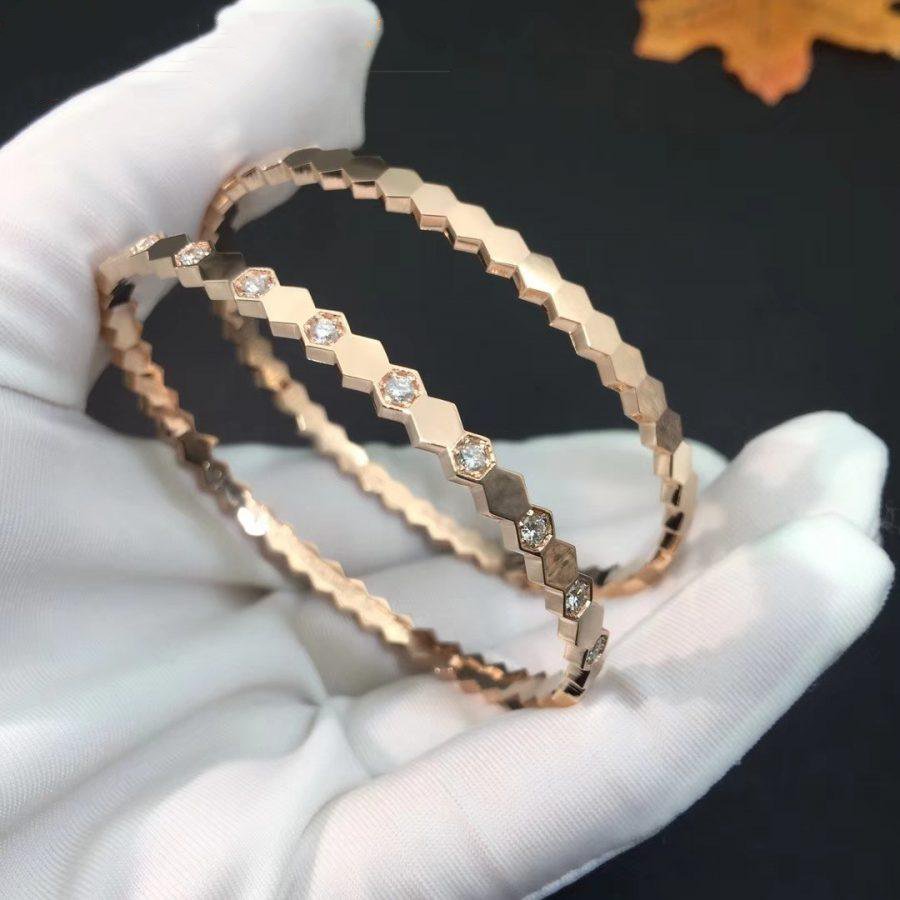 [Avelora]BEE LOVE SILVER DIAMOND BRACELET