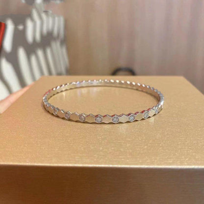 [Avelora]BEE LOVE SILVER DIAMOND BRACELET