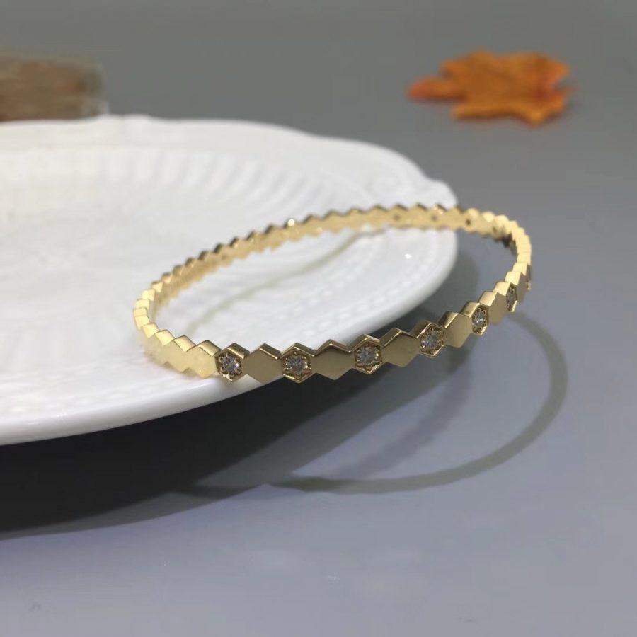 [Avelora]BEE LOVE GOLD DIAMOND BRACELET