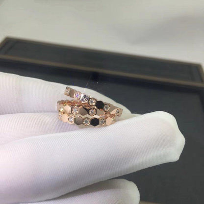 [Avelora]BEE LOVE RING ROSE GOLD DIAMOND