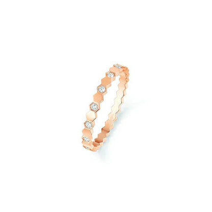 [Avelora]BEE LOVE RING ROSE GOLD DIAMOND