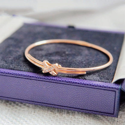 [Avelora]JEUX DE BRACELET ROSE GOLD DIAMONDS