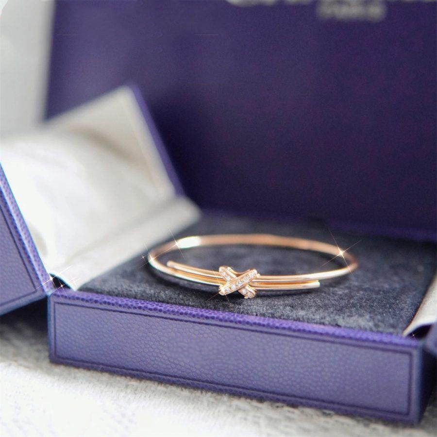 [Avelora]JEUX DE BRACELET ROSE GOLD DIAMONDS