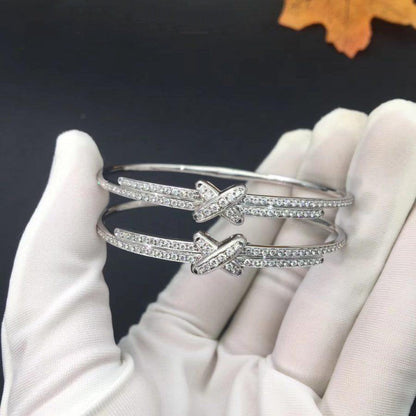 [Avelora]JEUX DE BRACELET DIAMONDS SILVER