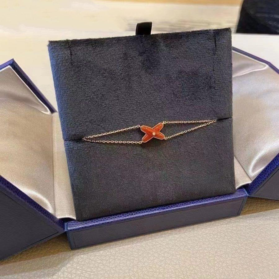 [Avelora]JEUX BRACELET CARNELIAN ROSE GOLD 1 DIAMOND