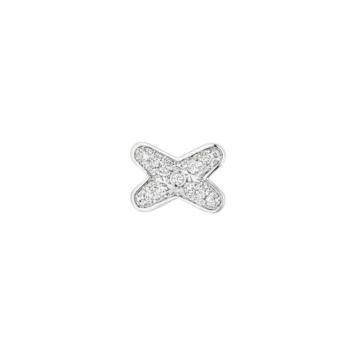 [Avelora]JEUX DE SILVER DIAMOND EARRINGS