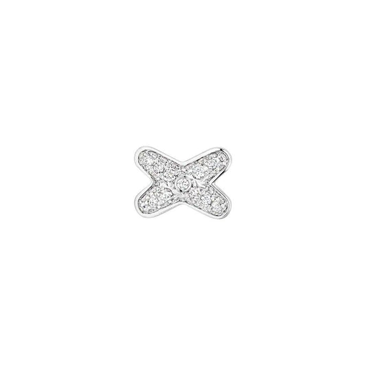 [Avelora]JEUX DE SILVER DIAMOND EARRINGS