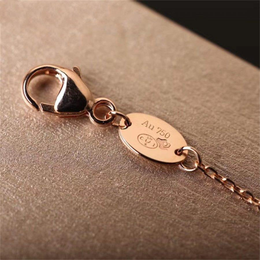 [Avelora]Hollow Design Four-Leaf Clover Flower Shape Ring