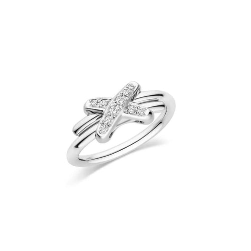 [Avelora]JEUX DE SILVER DIAMOND RING
