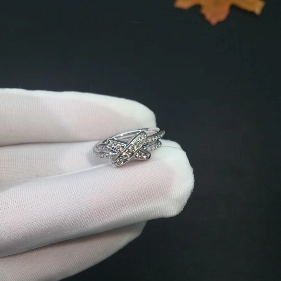 [Avelora]JEUX DE SILVER DIAMOND RING