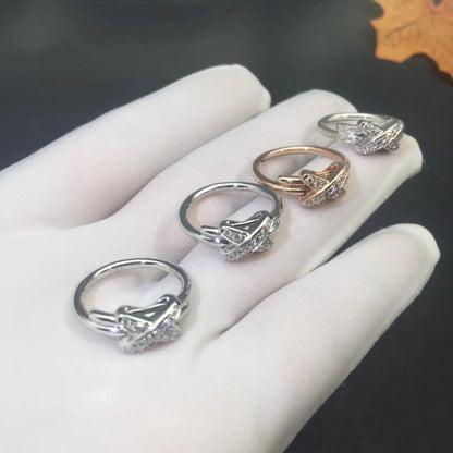 [Avelora]JEUX DE SILVER DIAMOND RING