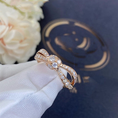 [Avelora]LIENS ROSE GOLD DIAMOND RING