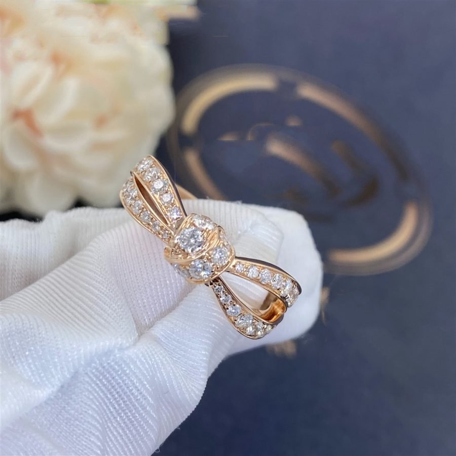 [Avelora]LIENS ROSE GOLD DIAMOND RING