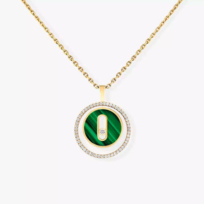 [Avelora]LUCKY MOVE DIAMOND NECKLACE