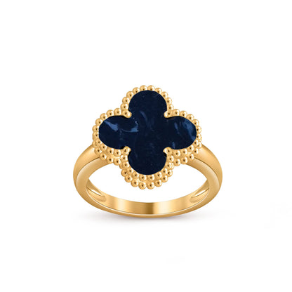[Avelora]LUCKY CLOVER VINTAGE GOLD RING COLLECTION
