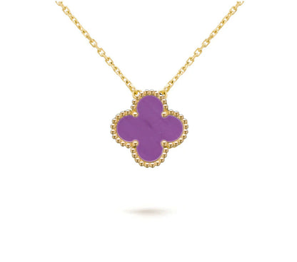 [Avelora]15MM CLOVER FLOWER PENDANT NECKLACE COLLECTION