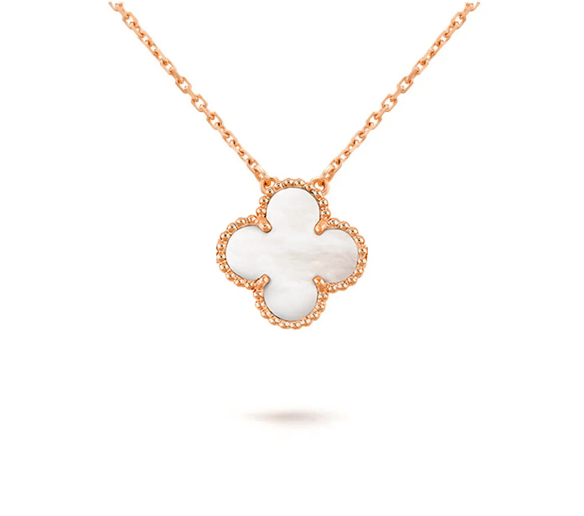 [Avelora]15MM CLOVER FLOWER PENDANT NECKLACE COLLECTION