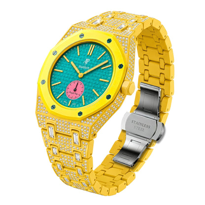 [Avelora]Royal Oak Pop Exclusive Bioceramic Case & Bioceramic Strap Full Diamond
